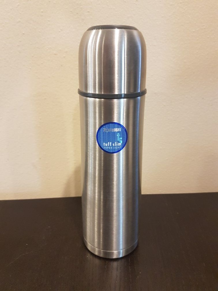 Zojirushi SV-GHE50 Tuff Slim Stainless Steel Vacuum Bottle, 17-Ounce HOT & COLD for hours UNBREAKABLE BRAND NEW