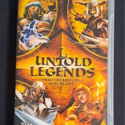 Untold Legends For PSP (CIB)