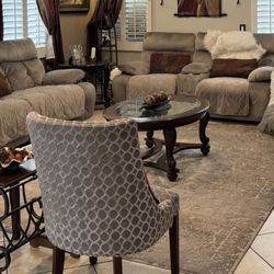Recliner Sofa and Loveseat Set
