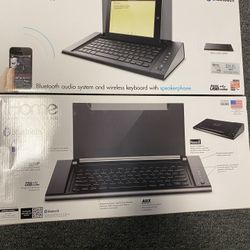 iHome Bluetooth Keyboard/Speaker System With Usb Charging!