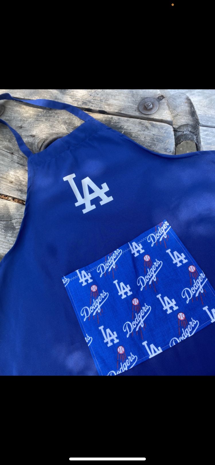 Dodgers Apron With Pocket