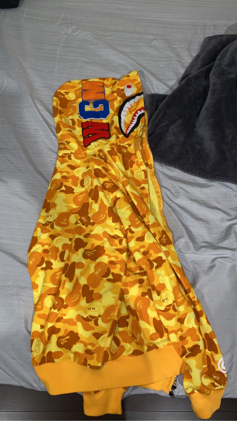 Orange/Yellow Bape Hoodie