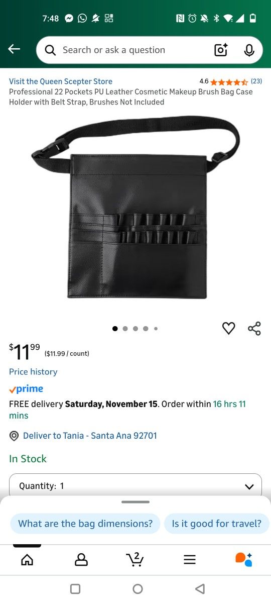 Accessories Belt For Make Up Artist