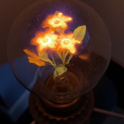 Vintage Aerolux Flower Light Bulb