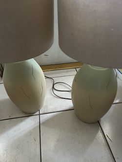 Pair of 3 Way Lamps