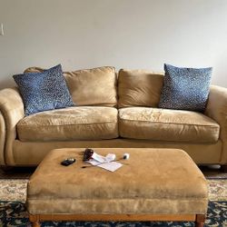 A Couch and Ottoman 