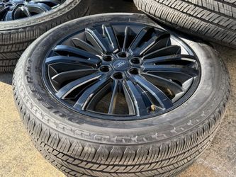 FREE DELIVERY 22" Ford F150 LIMITED Plus OEM Black wheels Expedition Bridgestone 265/50/22