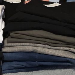 Women’s Pants, Capris, Shorts, Skirts & I have a couple of Tank Top & 1 Long Sleeve Top.  24 W Size.