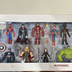 New: Avengers Action Figure Gifts Set - Marvel Toybox