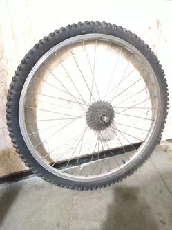 26" 7 speed Shimano Deore DX Rear Wheel