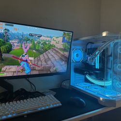 White Gaming Pc Computer Desktop RTX 5060