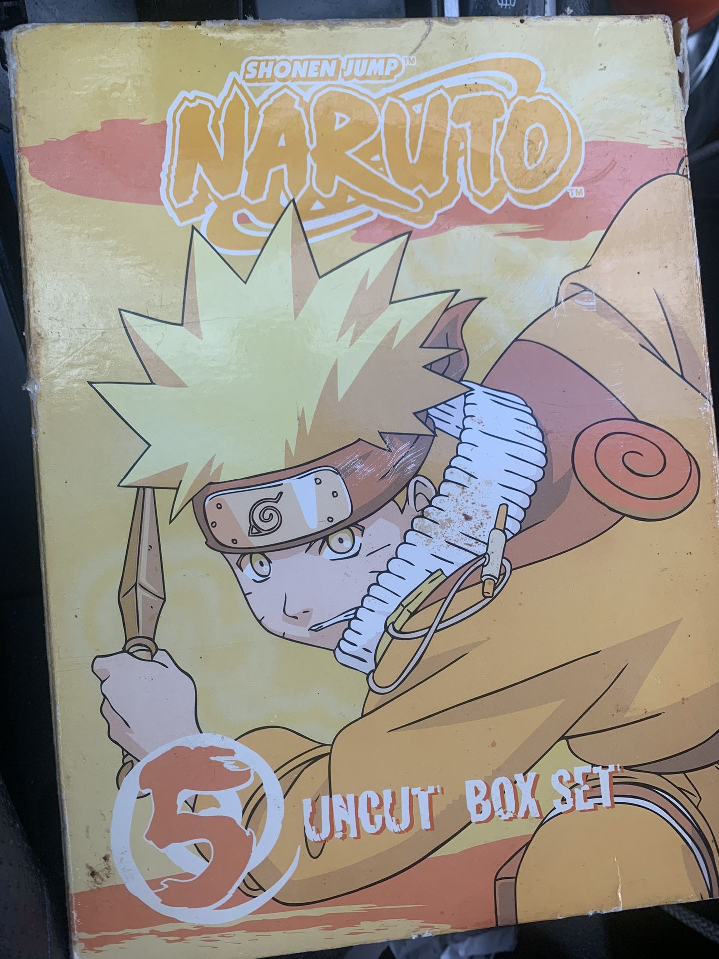 Naruto Vol. 5 Uncut Box Set 3 DVDS