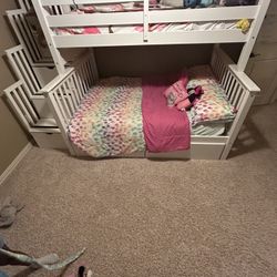 Twin Over Queen Bunk Bed