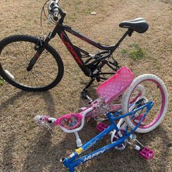 26” new bike need just rear wheel 2 bikes 20” need front wheel   All is brand new   Good for repair or parts   All for $130  Ready for pick up 