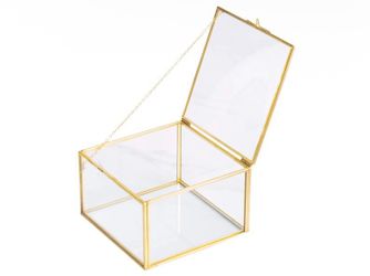 Clear Glass Decorative Box