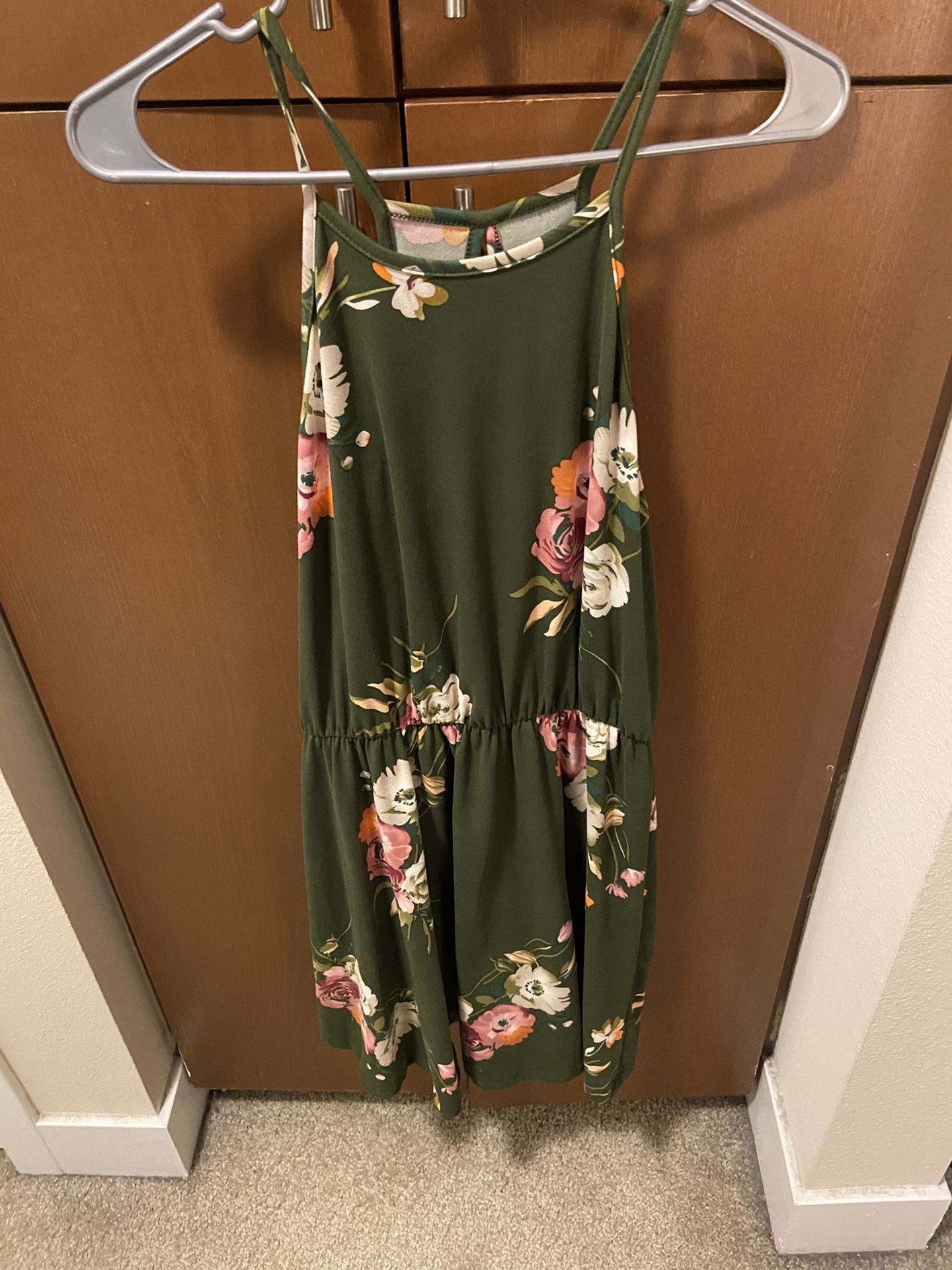 Green Floral Dress