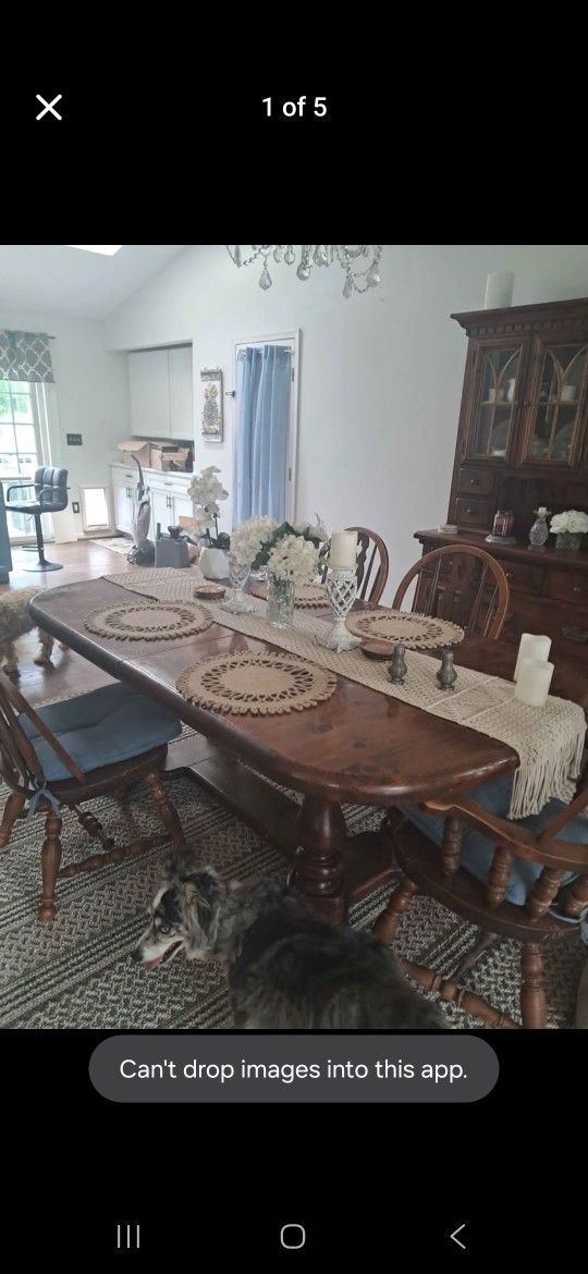 Dining Room Table With Hutch