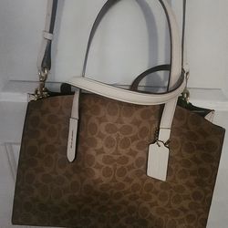 Coach Charlie Carryall Tan