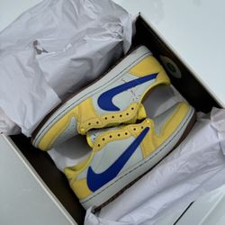 Travis Scott Jordan 1 Canary 