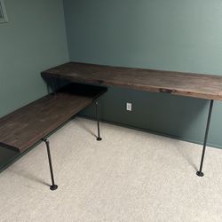 Corner Table, Butcher Block, Countertops