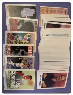 Aids Awareness Complete Trading Cards Set 