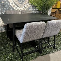 Brand New Dining Table And Chair Set, One Table And 4 Chair $350