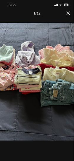 There is 23 Pieces of Clothing for little girls like 12 months old to 24 months all of them for $20 total