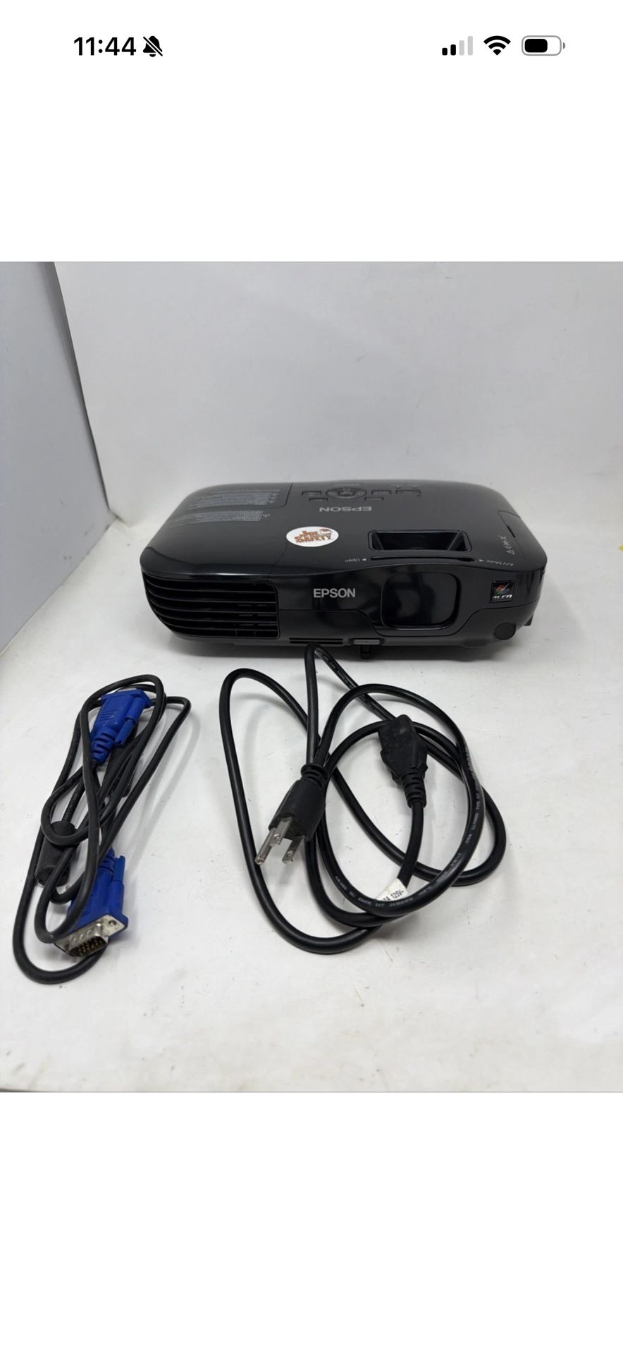 EPSON H368A EX5200 LCD Projector Home Theater Office Conference Works Check Phot