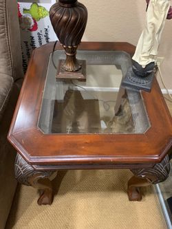 Used coffee table and corner tables