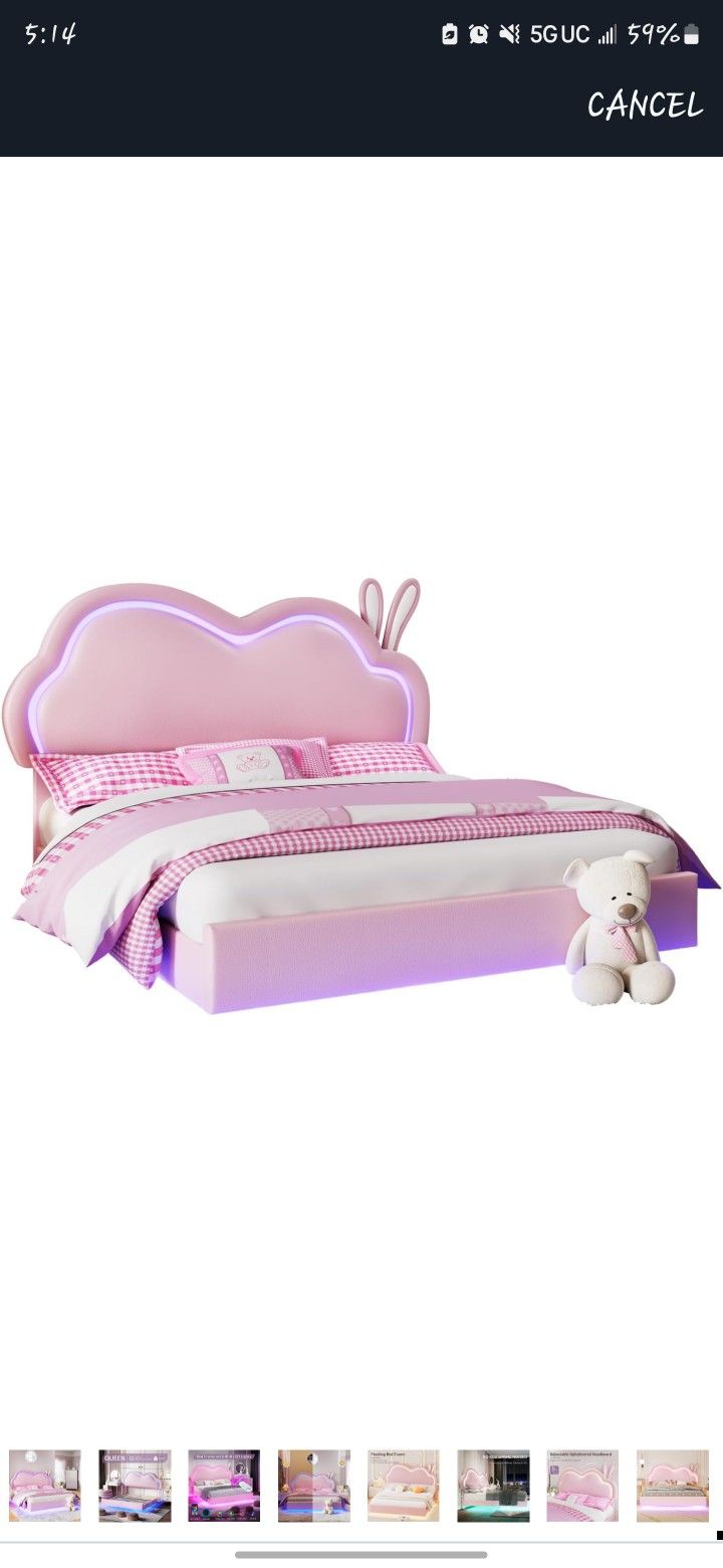 Twin Size Light Up Bed Frame