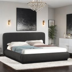 Annie black platform bed Queen size 🚛🔥📲😎👀😍