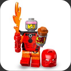 LEGO series 29 bionicle cosplayer and mystery Ronin mini figures