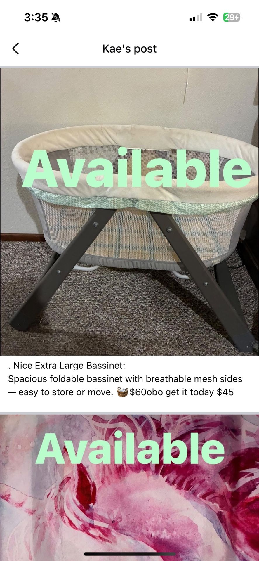 XL bassinet