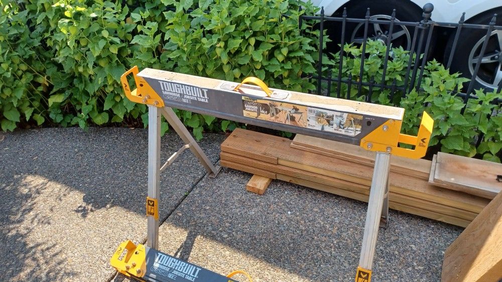 Very Nice Tough Built Foldable Saw Horses
