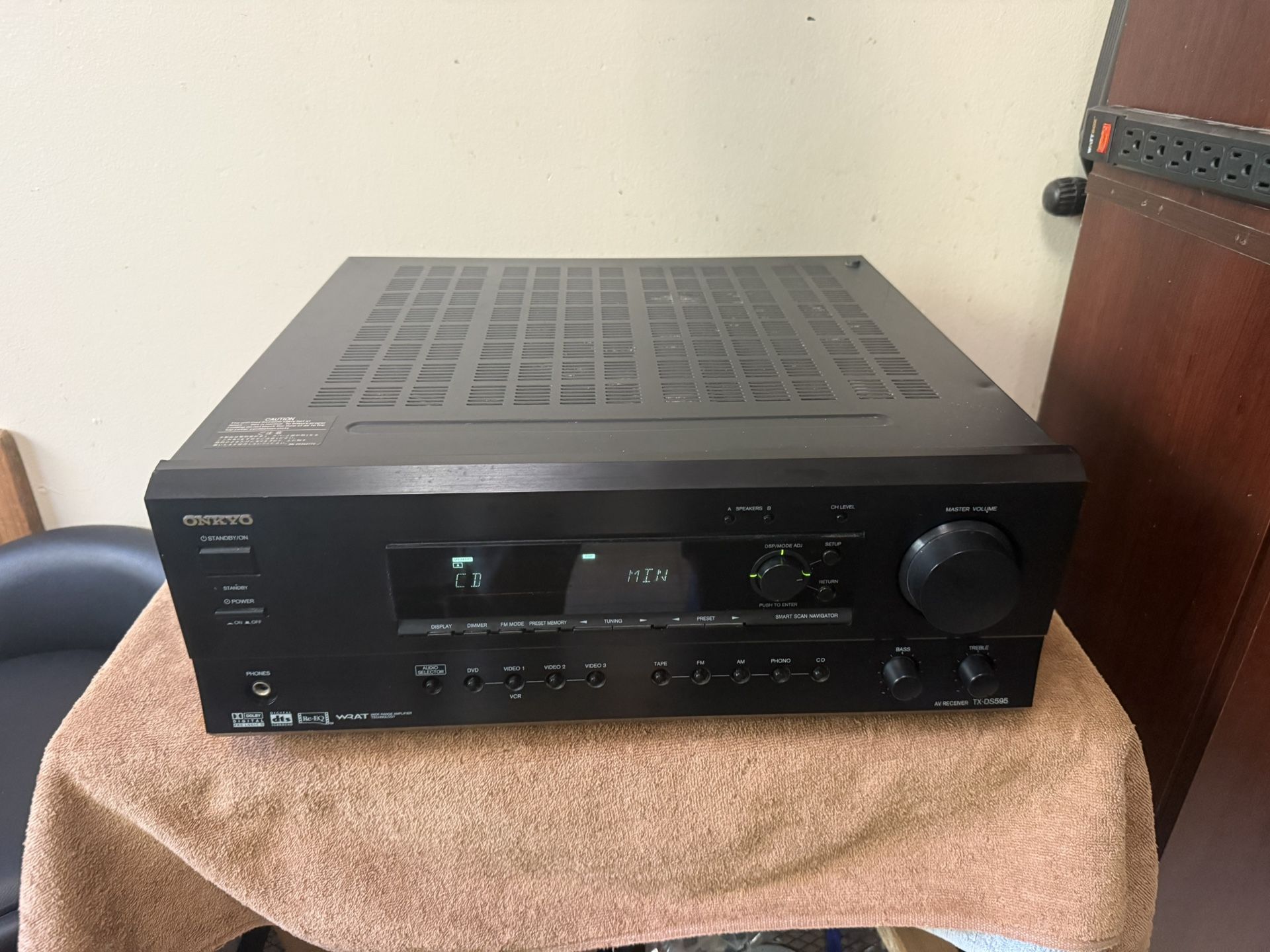 Onkyo XT-DS595  Receiver No Remote Control 
