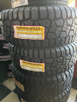 Ground Speed Voyager XT 35x12.50R17LT Tires – Set of 4