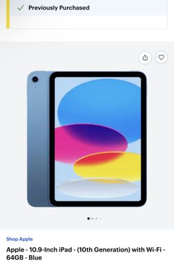 iPad 10th Gen