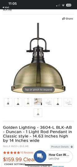 Set Of Two Brand New Pendant Lights