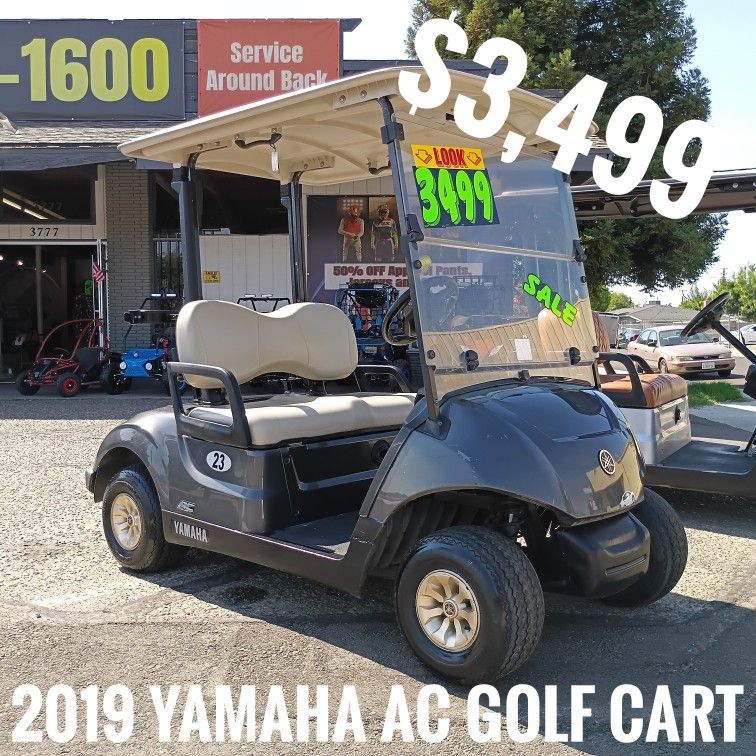 2019 Yamaha golf cart AC $3,495 cash price plus taxes and fees