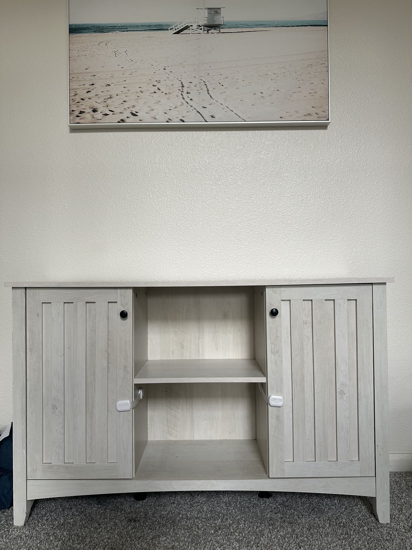 Light Wood TV Stand / Storage Cabinet