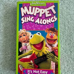 Muppet sing-alongs: it’s not easy being Green (VHS, 1994)