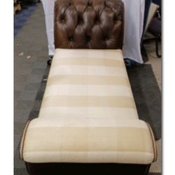 Leather Chaise 