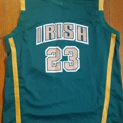 Lebron James Jersey Size Medium St Vincent Irish Basketball Team 23  Stitched 
