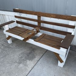 Wooden Rustic Farm style Bench. ( Just Build )