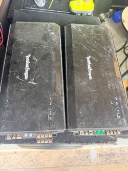 Fosgate amps. THEY DO NOT POWER ON