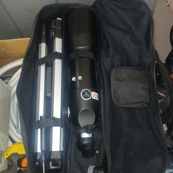 Telescope with case and tripod