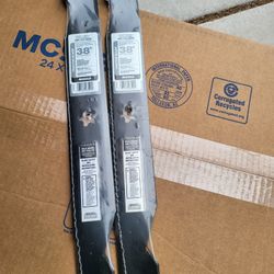 TWO Arnold 38" Craftsman / Husqvarna Tractor  Blade (490-110-0025) Replace 127842