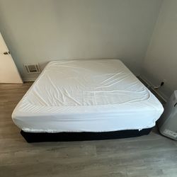 King Size Mattress and Box Frame