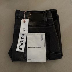 Purple Jeans Black
