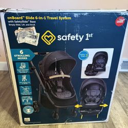 onBoard ™ Slide 6-in-1 Travel System with SafetySlide™M Base
